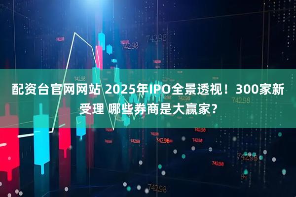 配资台官网网站 2025年IPO全景透视！300家新受理 哪些券商是大赢家？